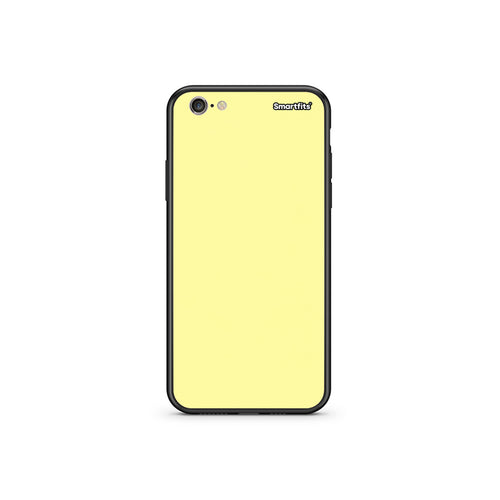 Θήκη iPhone 6 Plus / 6s Plus Butter Yellow από τη Smartfits με σχέδιο στο πίσω μέρος και μαύρο περίβλημα | iPhone 6 Plus / 6s Plus Butter Yellow case with colorful back and black bezels