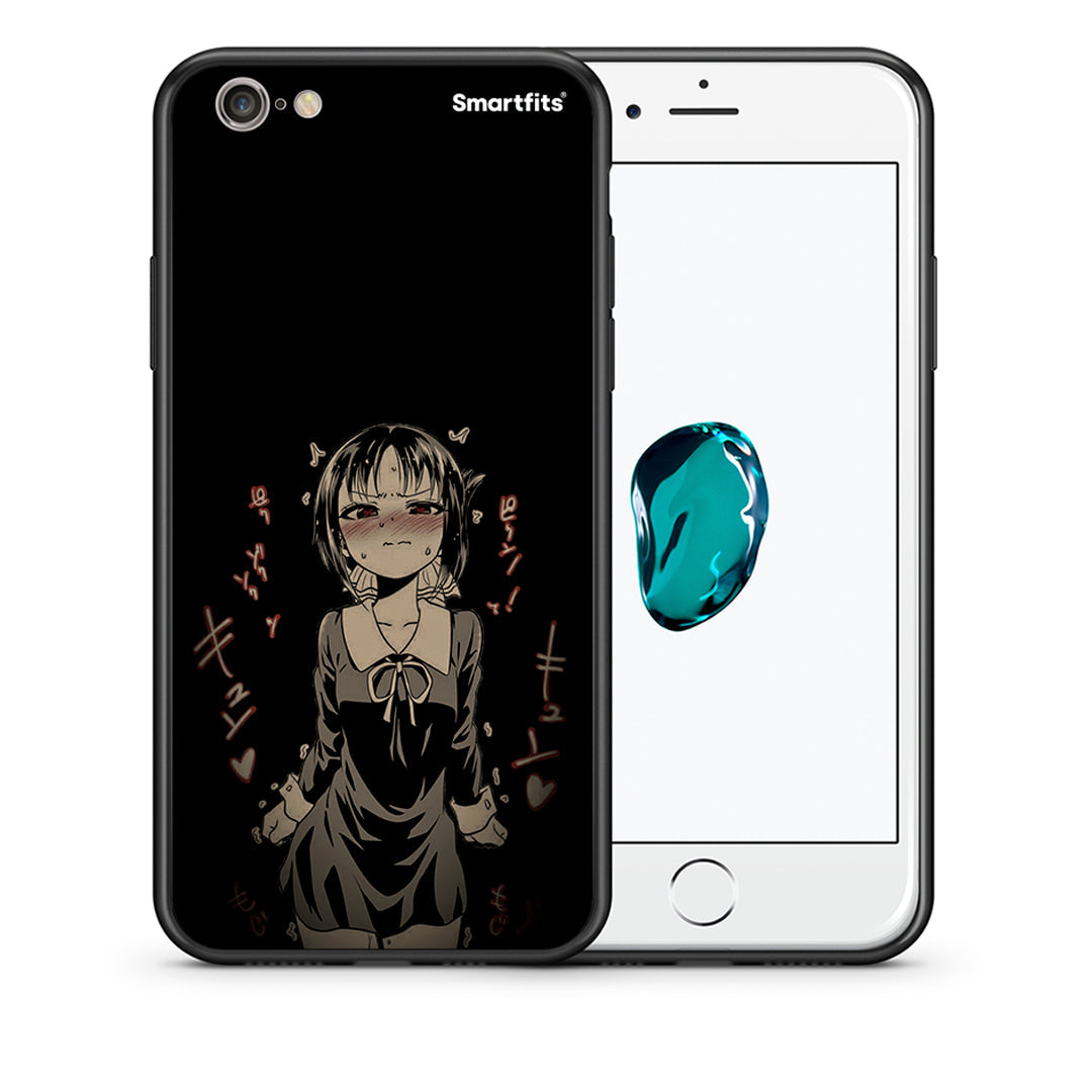 Θήκη iPhone 6 Plus/6s Plus Anime Girl από τη Smartfits με σχέδιο στο πίσω μέρος και μαύρο περίβλημα | iPhone 6 Plus/6s Plus Anime Girl case with colorful back and black bezels