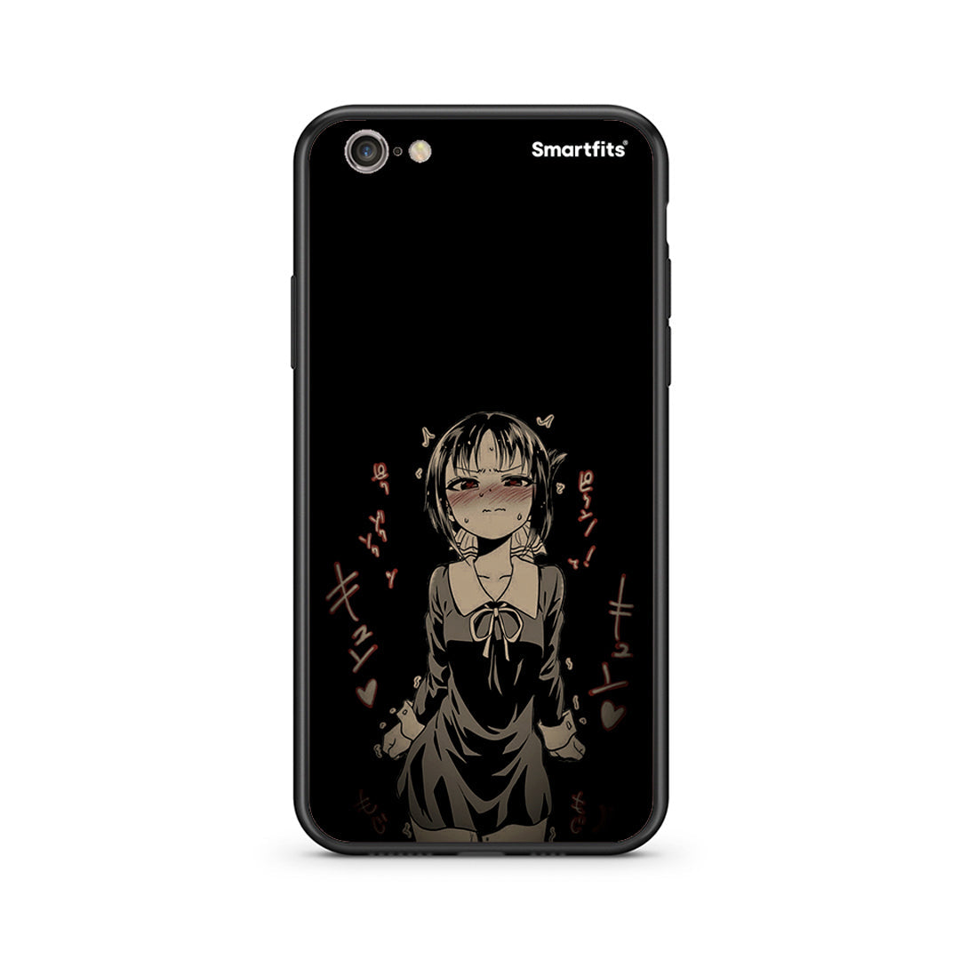 iphone 6 plus 6s plus Anime Girl θήκη από τη Smartfits με σχέδιο στο πίσω μέρος και μαύρο περίβλημα | Smartphone case with colorful back and black bezels by Smartfits