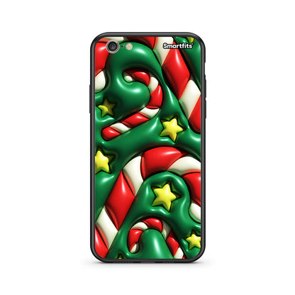 iphone 6 plus 6s plus Christmas Bubbles θήκη από τη Smartfits με σχέδιο στο πίσω μέρος και μαύρο περίβλημα | Smartphone case with colorful back and black bezels by Smartfits