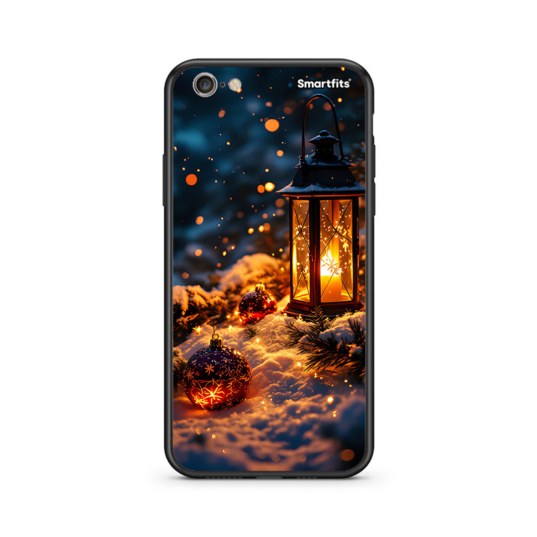 iPhone 7/8 Christmas Ornaments θήκη από τη Smartfits με σχέδιο στο πίσω μέρος και μαύρο περίβλημα | Smartphone case with colorful back and black bezels by Smartfits