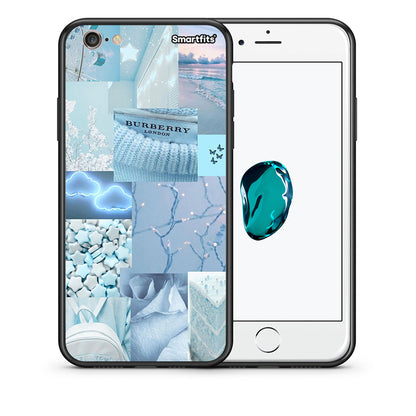 Θήκη iPhone 6 Plus/6s Plus Ciel Aesthetic Collage από τη Smartfits με σχέδιο στο πίσω μέρος και μαύρο περίβλημα | iPhone 6 Plus/6s Plus Ciel Aesthetic Collage case with colorful back and black bezels
