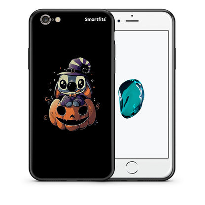 Θήκη iPhone 7/8/SE 2020 Halloween Stitch από τη Smartfits με σχέδιο στο πίσω μέρος και μαύρο περίβλημα | iPhone 7/8/SE 2020 Halloween Stitch case with colorful back and black bezels