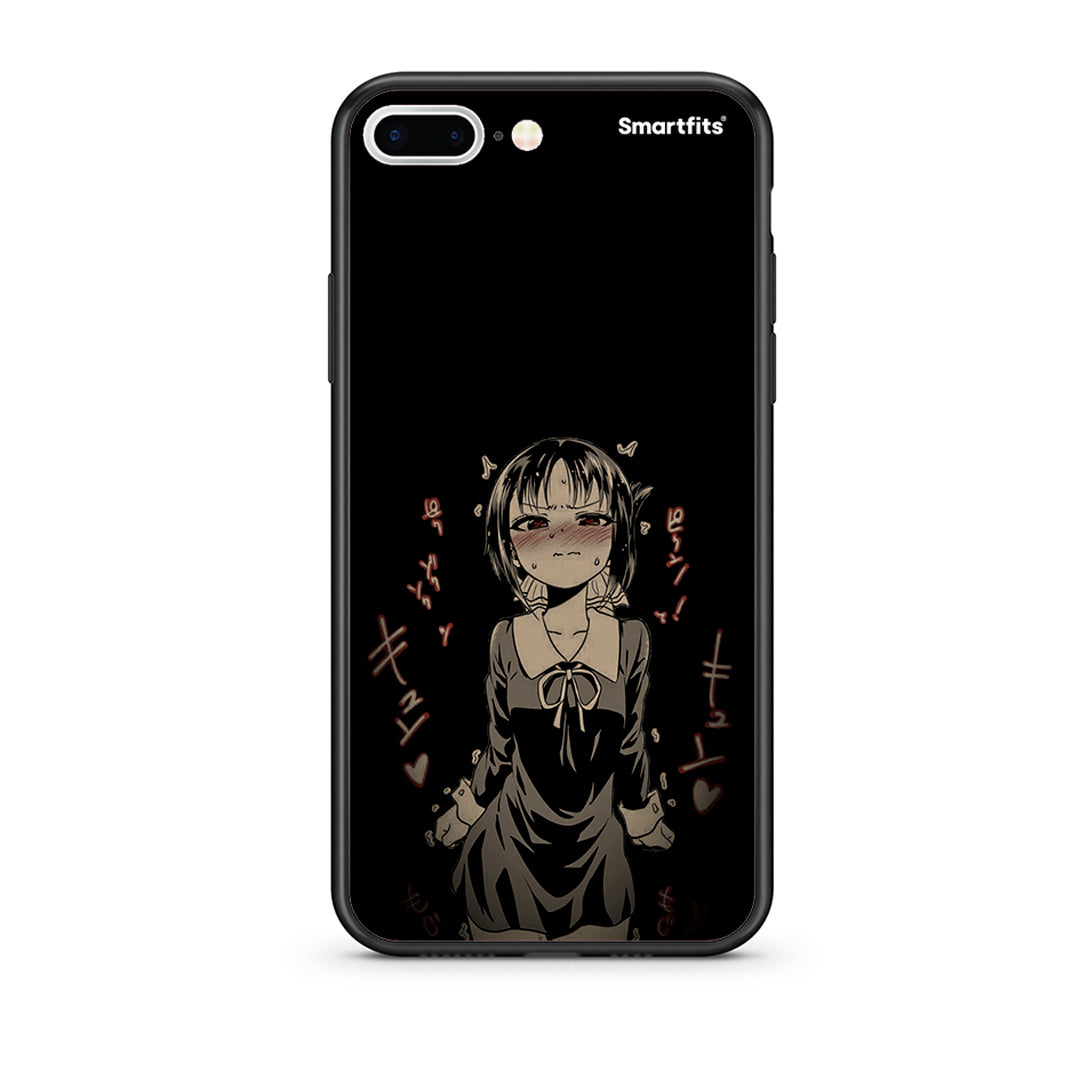 iPhone 7 Plus/8 Plus Anime Girl θήκη από τη Smartfits με σχέδιο στο πίσω μέρος και μαύρο περίβλημα | Smartphone case with colorful back and black bezels by Smartfits