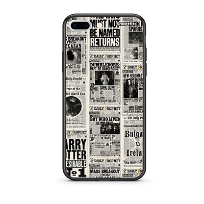 iPhone 7 Plus/8 Plus Harry Paper θήκη από τη Smartfits με σχέδιο στο πίσω μέρος και μαύρο περίβλημα | Smartphone case with colorful back and black bezels by Smartfits