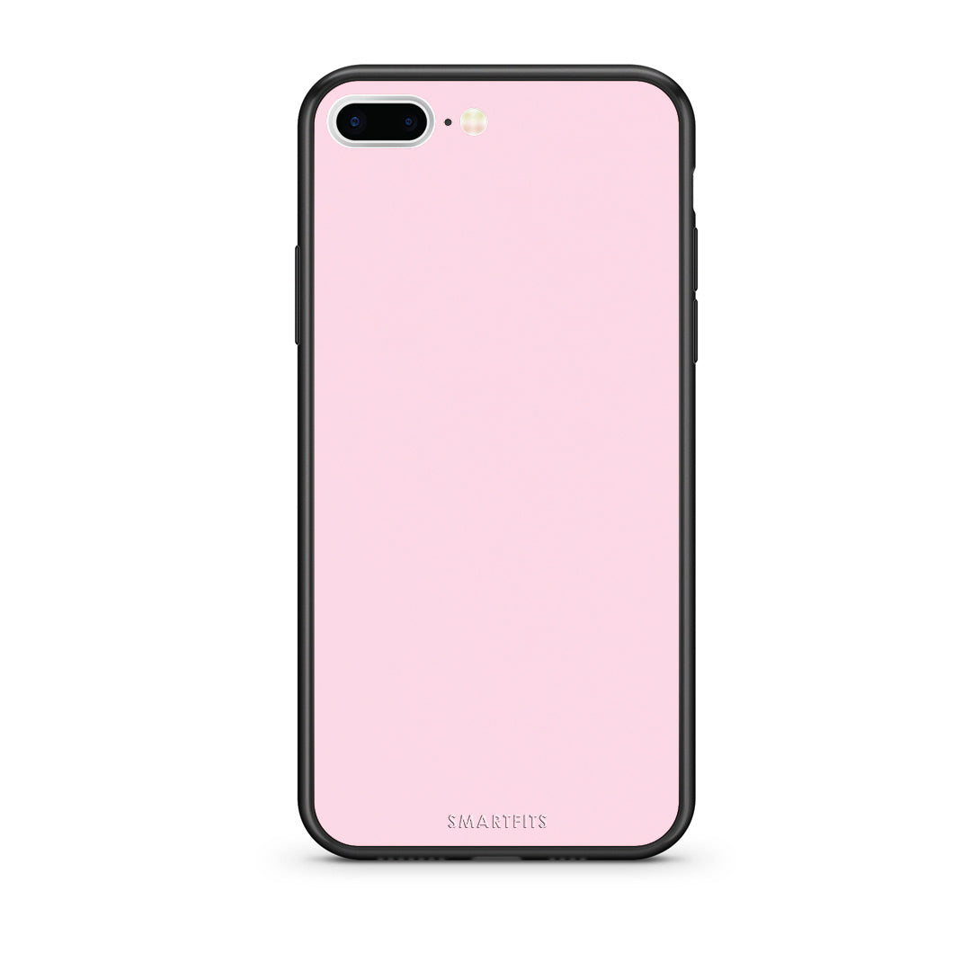 Θήκη iPhone 7 Plus / 8 Plus Pale Pink από τη Smartfits με σχέδιο στο πίσω μέρος και μαύρο περίβλημα | iPhone 7 Plus / 8 Plus Pale Pink case with colorful back and black bezels