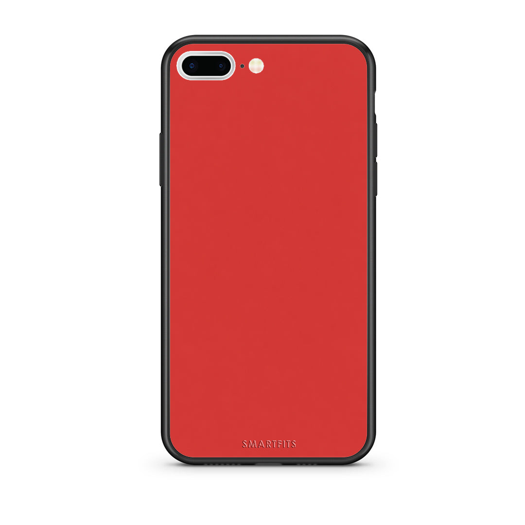 Θήκη iPhone 7 Plus / 8 Plus Poppy Red από τη Smartfits με σχέδιο στο πίσω μέρος και μαύρο περίβλημα | iPhone 7 Plus / 8 Plus Poppy Red case with colorful back and black bezels