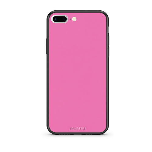 Θήκη iPhone 7 Plus / 8 Plus Rose Pink από τη Smartfits με σχέδιο στο πίσω μέρος και μαύρο περίβλημα | iPhone 7 Plus / 8 Plus Rose Pink case with colorful back and black bezels