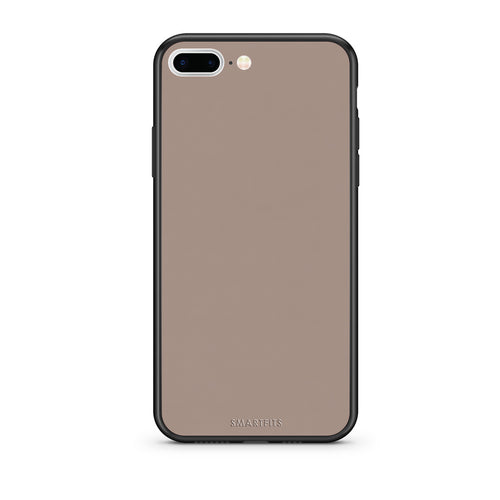 Θήκη iPhone 7 Plus / 8 Plus Warm Taupe από τη Smartfits με σχέδιο στο πίσω μέρος και μαύρο περίβλημα | iPhone 7 Plus / 8 Plus Warm Taupe case with colorful back and black bezels