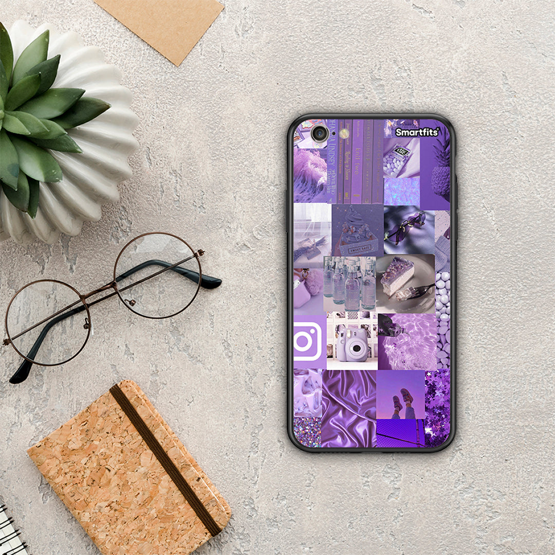 Purple Aesthetic Collage - iPhone 6 Plus / 6s Plus θήκη