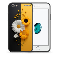 Thumbnail for Θήκη iPhone 7/8/SE 2020 Yellow Daisies από τη Smartfits με σχέδιο στο πίσω μέρος και μαύρο περίβλημα | iPhone 7/8/SE 2020 Yellow Daisies case with colorful back and black bezels