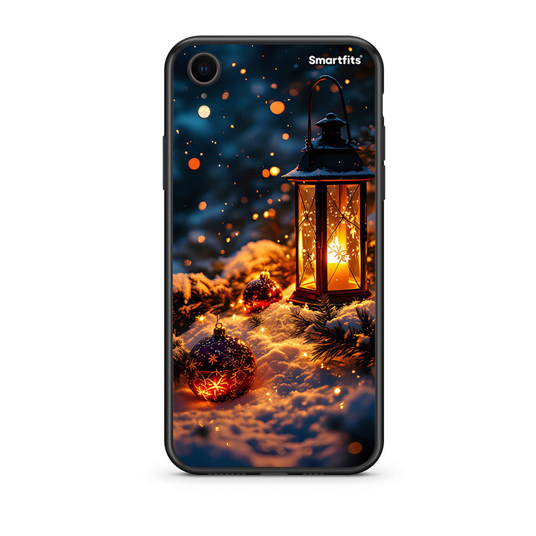 iphone xr Christmas Ornaments θήκη από τη Smartfits με σχέδιο στο πίσω μέρος και μαύρο περίβλημα | Smartphone case with colorful back and black bezels by Smartfits