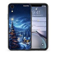 Thumbnail for Θήκη iPhone XR Christmas Scenery από τη Smartfits με σχέδιο στο πίσω μέρος και μαύρο περίβλημα | iPhone XR Christmas Scenery case with colorful back and black bezels