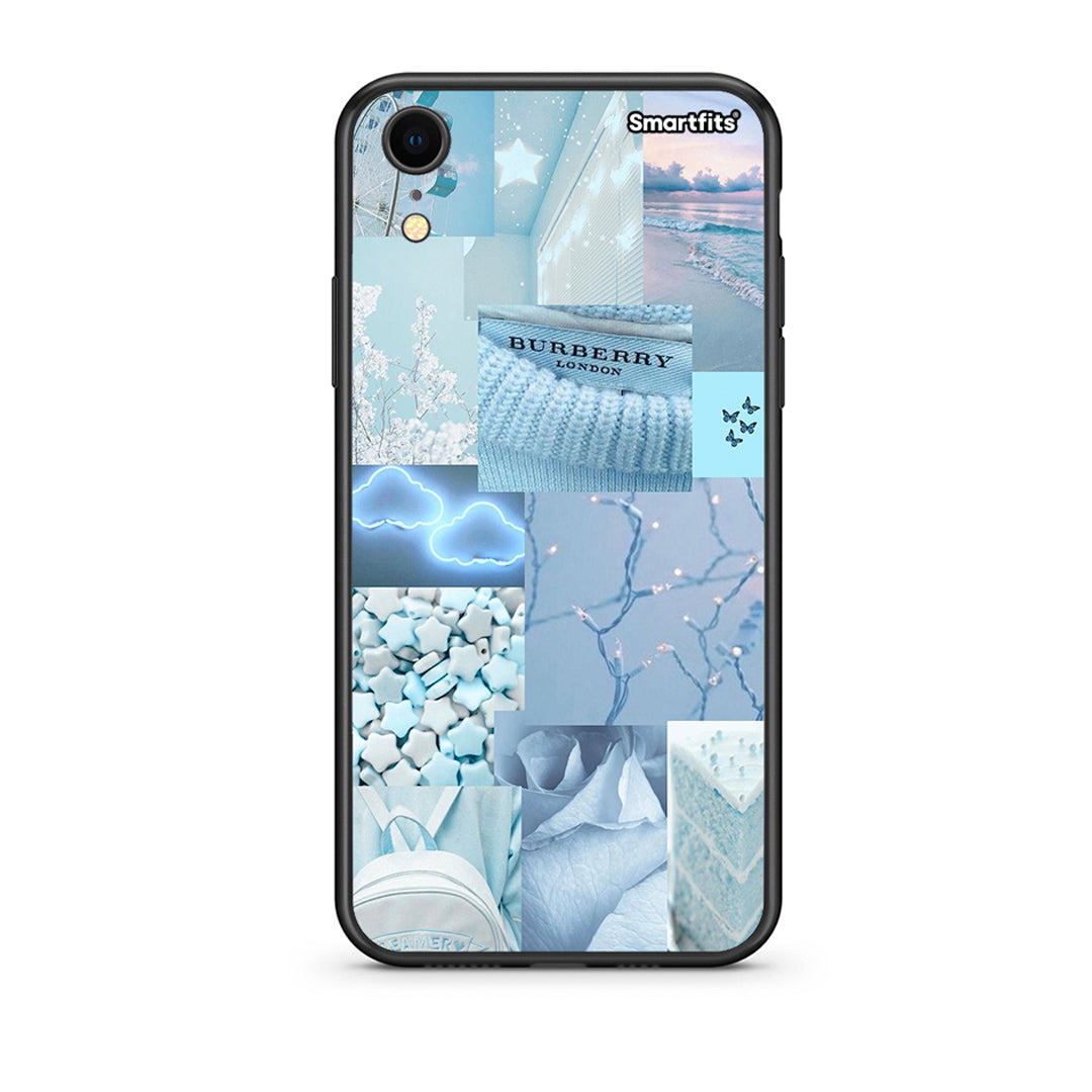 iphone xr Ciel Aesthetic Collage θήκη από τη Smartfits με σχέδιο στο πίσω μέρος και μαύρο περίβλημα | Smartphone case with colorful back and black bezels by Smartfits