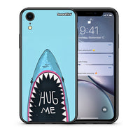 Thumbnail for Θήκη iPhone XR Hug Me από τη Smartfits με σχέδιο στο πίσω μέρος και μαύρο περίβλημα | iPhone XR Hug Me case with colorful back and black bezels