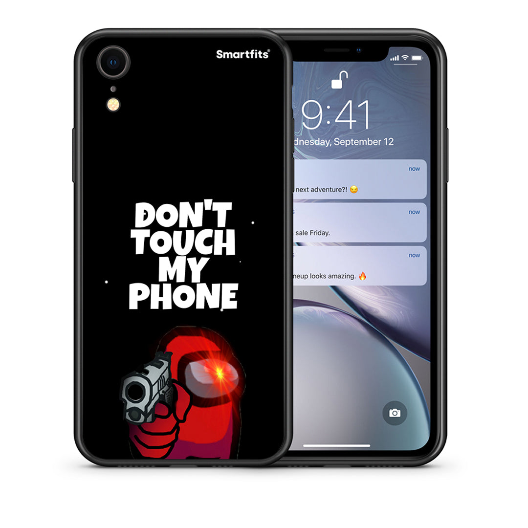 Θήκη iPhone XR My Phone από τη Smartfits με σχέδιο στο πίσω μέρος και μαύρο περίβλημα | iPhone XR My Phone case with colorful back and black bezels