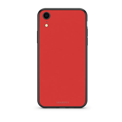 Θήκη iPhone XR Poppy Red από τη Smartfits με σχέδιο στο πίσω μέρος και μαύρο περίβλημα | iPhone XR Poppy Red case with colorful back and black bezels
