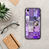 Thumbnail for Purple Aesthetic Collage - iPhone XR θήκη