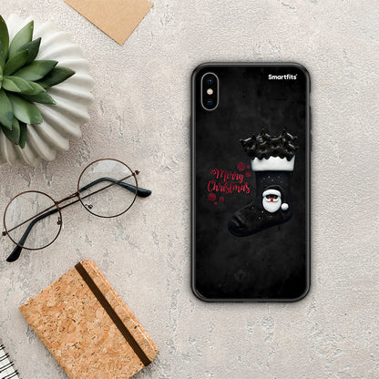 Merry Cat Christmas - iPhone Xs Max θήκη