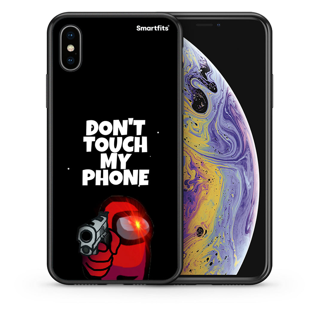 Θήκη iPhone X/Xs My Phone από τη Smartfits με σχέδιο στο πίσω μέρος και μαύρο περίβλημα | iPhone X/Xs My Phone case with colorful back and black bezels