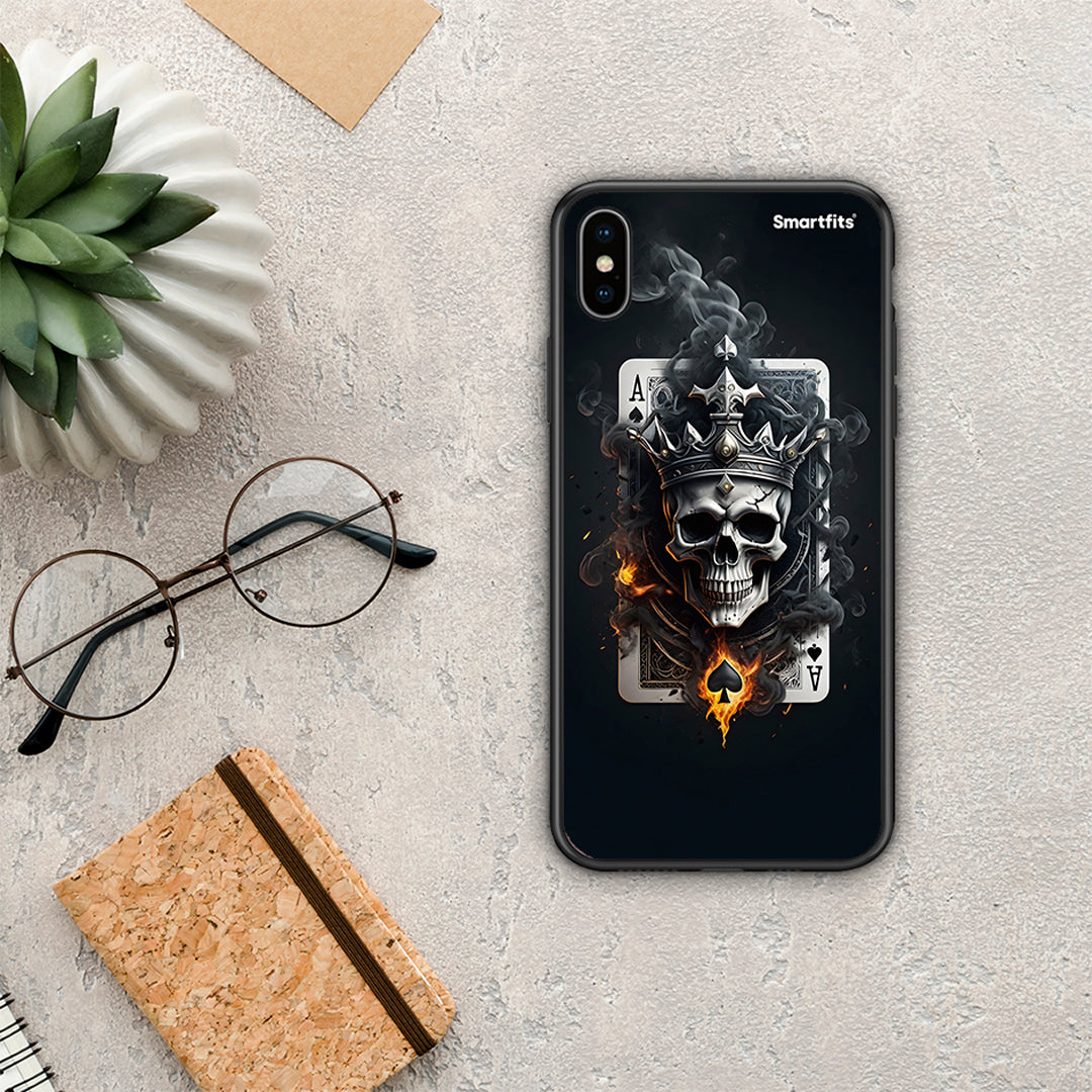 Skull King Ace - iPhone X / Xs θήκη