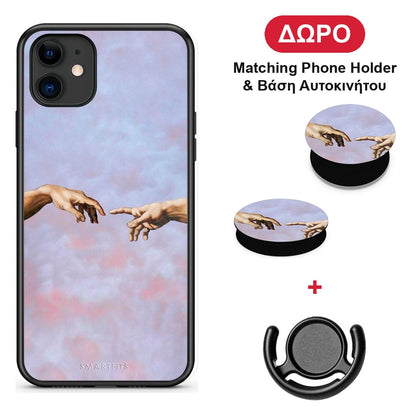 Adam Hand - iPhone 11 θήκη + Δώρο Phone Holder & Βάση Αυτοκινήτου