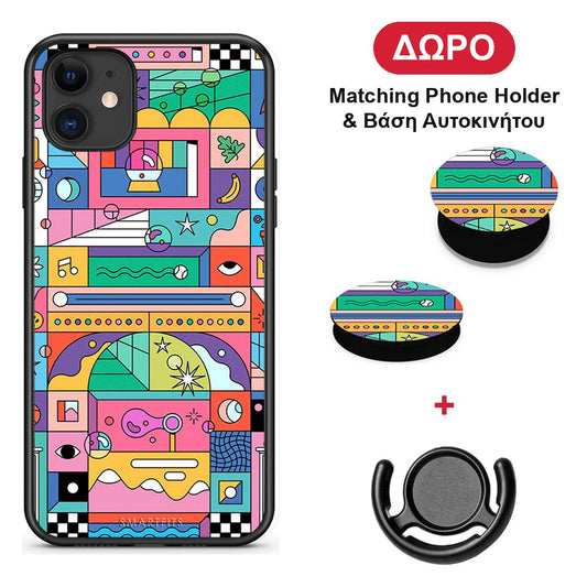 Bubbles Soap - iPhone 11 θήκη + Δώρο Phone Holder & Βάση Αυτοκινήτου