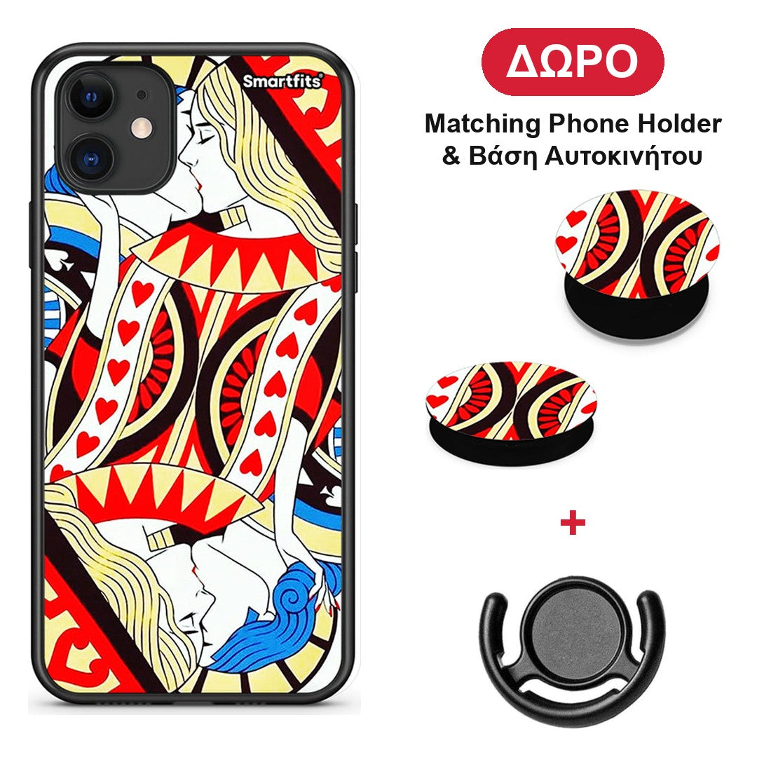 Card Love - iPhone 11 θήκη + Δώρο Phone Holder & Βάση Αυτοκινήτου