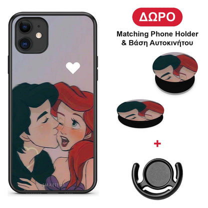 Mermaid Couple - iPhone 11 θήκη + Δώρο Phone Holder & Βάση Αυτοκινήτου