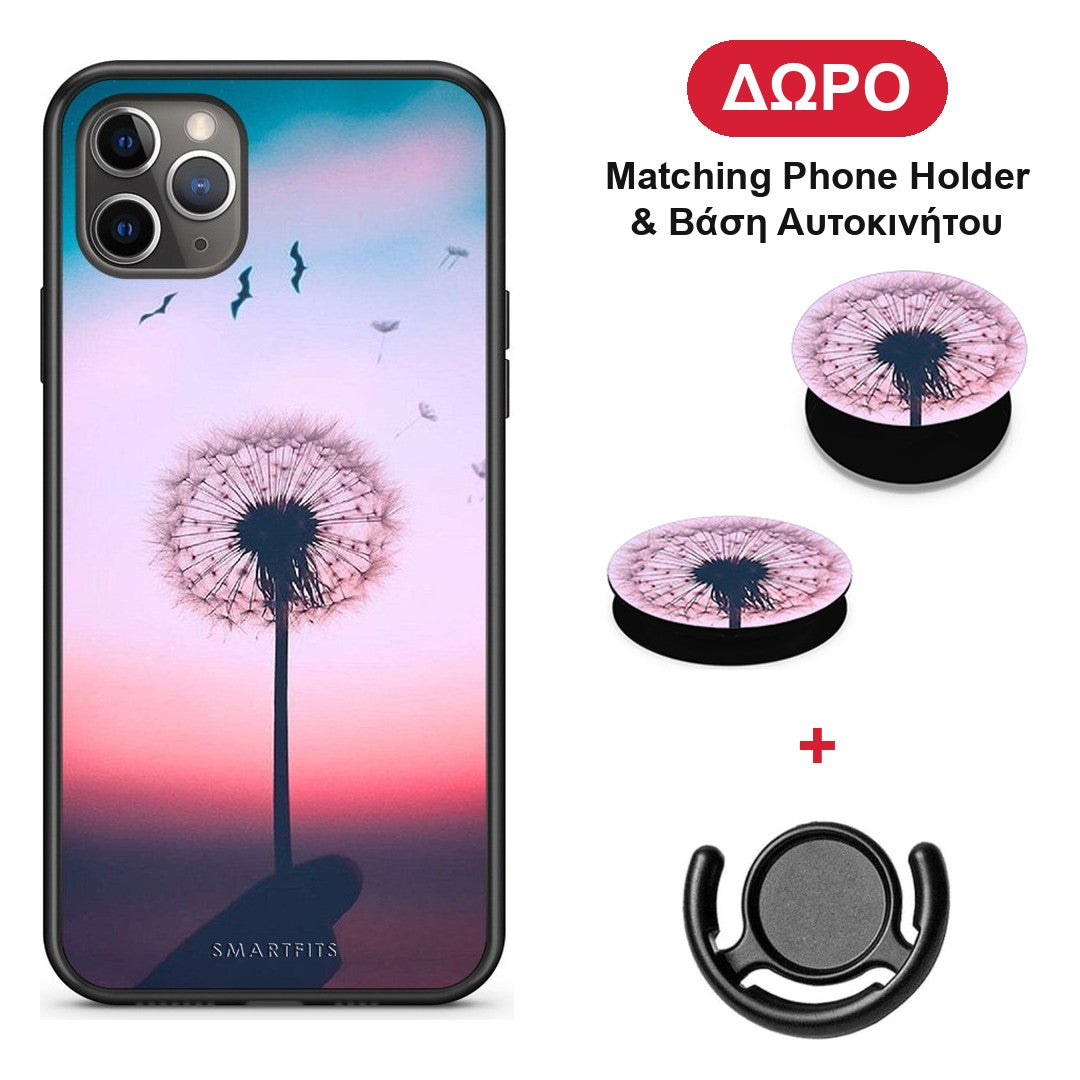 Boho Wish - iPhone 11 Pro θήκη + Δώρο Phone Holder & Βάση Αυτοκινήτου