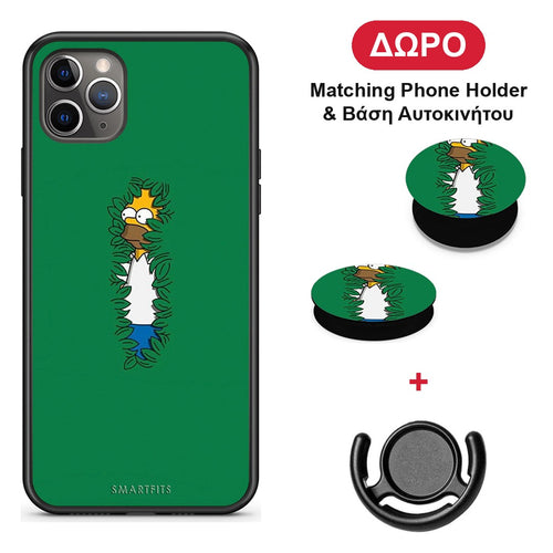 Bush Man - iPhone 11 Pro θήκη + Δώρο Phone Holder & Βάση Αυτοκινήτου