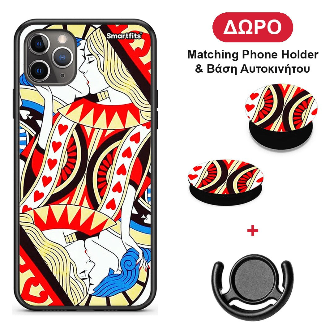 Card Love - iPhone 11 Pro θήκη + Δώρο Phone Holder & Βάση Αυτοκινήτου