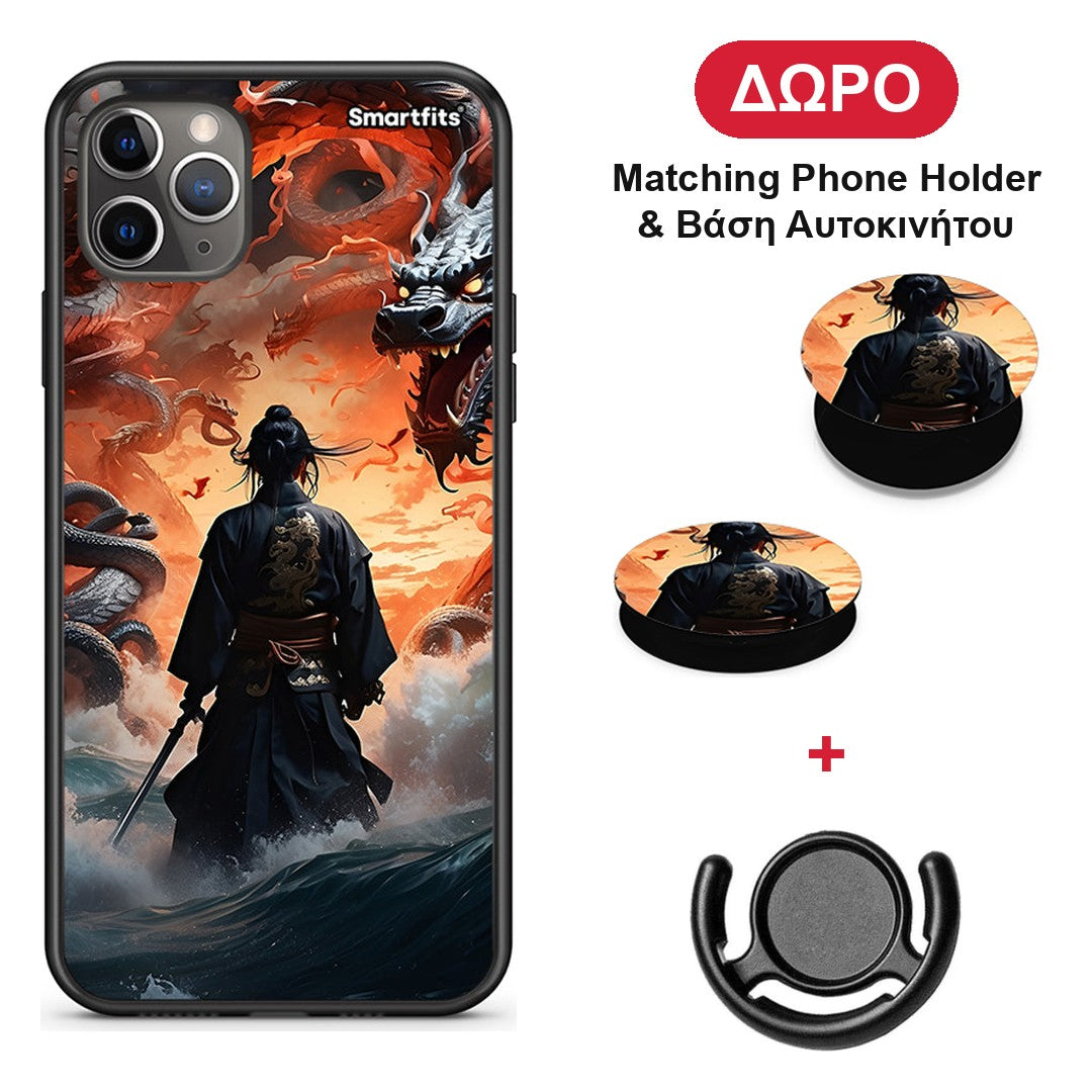 Dragons Fight - iPhone 11 Pro θήκη + Δώρο Phone Holder & Βάση Αυτοκινήτου