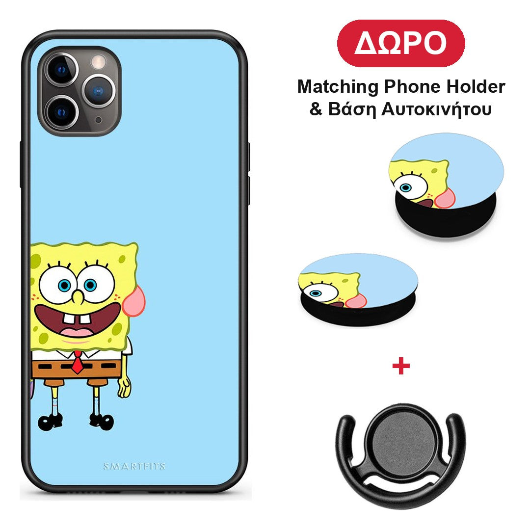 Friends Bob - iPhone 11 Pro θήκη + Δώρο Phone Holder & Βάση Αυτοκινήτου