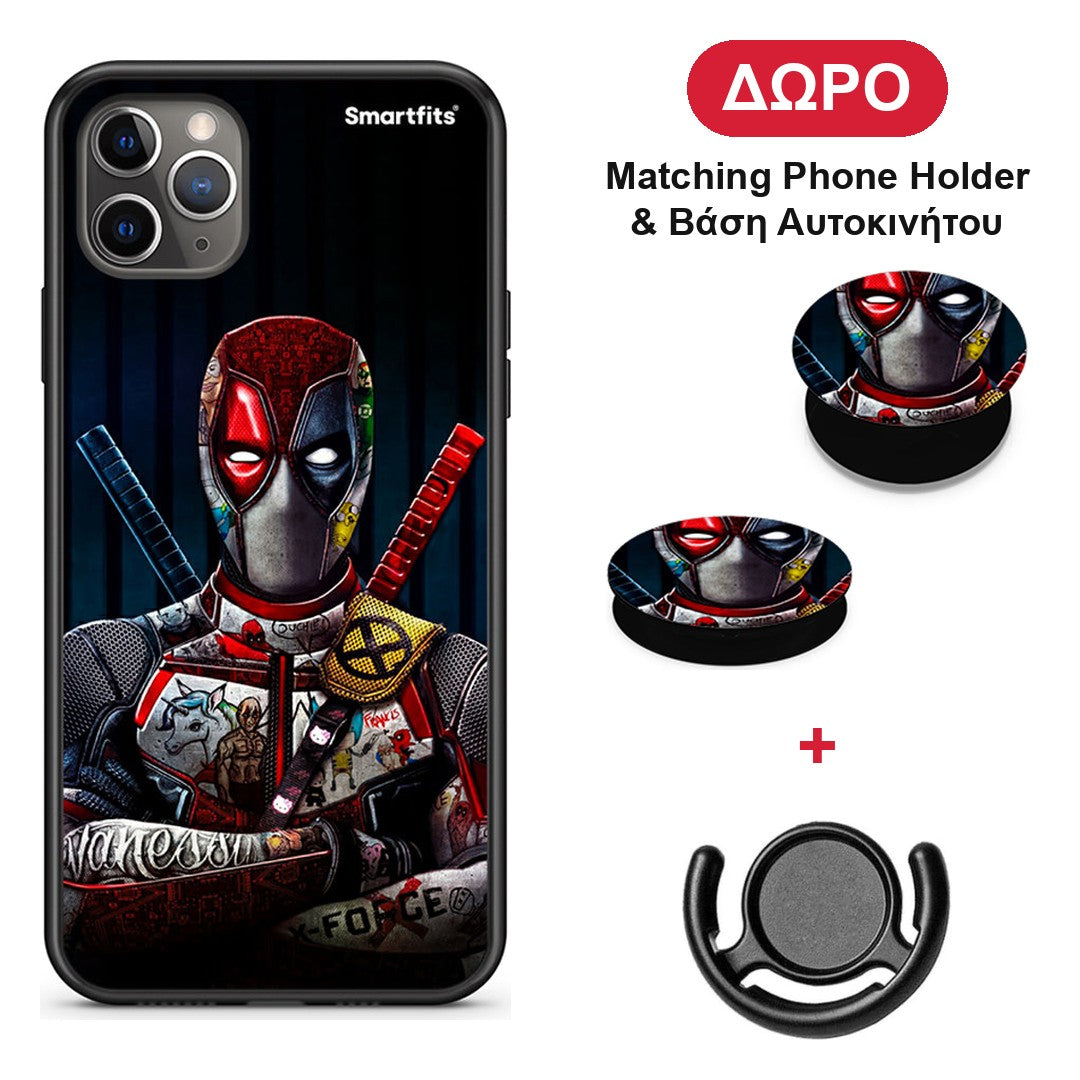Funny Guy - iPhone 11 Pro θήκη + Δώρο Phone Holder & Βάση Αυτοκινήτου