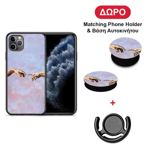 Adam Hand - iPhone 11 Pro Max θήκη + Δώρο Phone Holder & Βάση Αυτοκινήτου