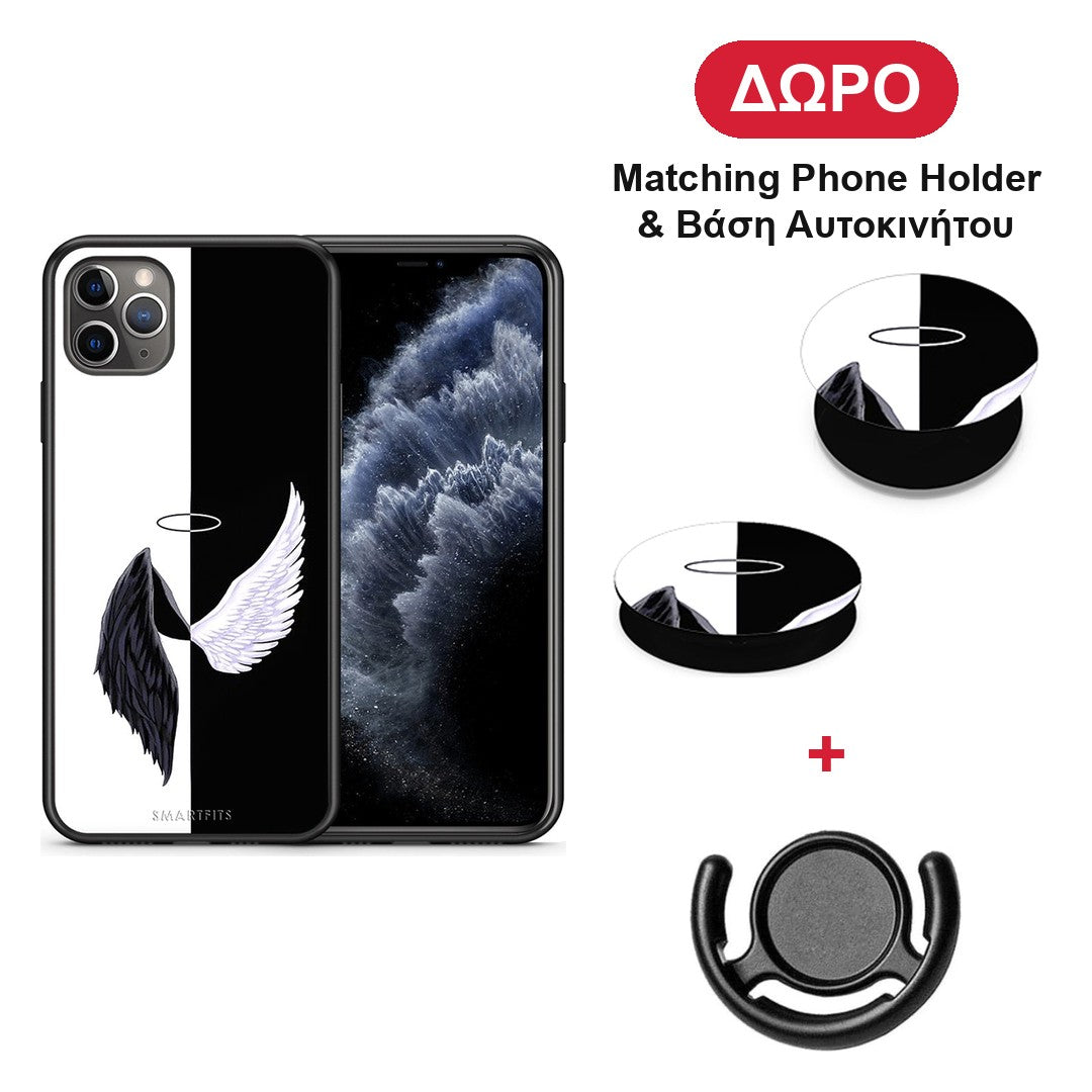 Angels Demons - iPhone 11 Pro Max θήκη + Δώρο Phone Holder & Βάση Αυτοκινήτου