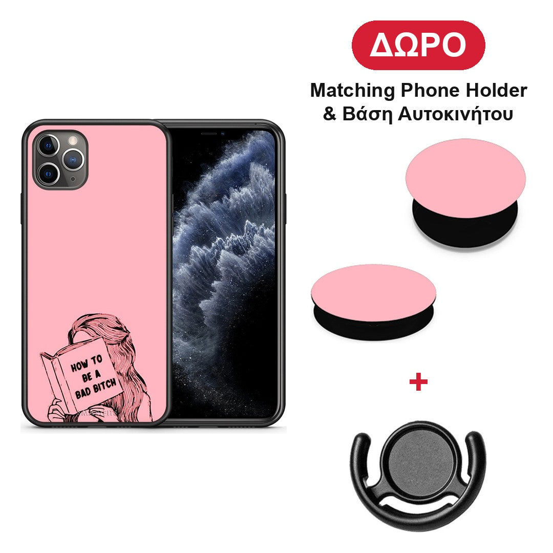 Bad Bitch - iPhone 11 Pro Max θήκη + Δώρο Phone Holder & Βάση Αυτοκινήτου