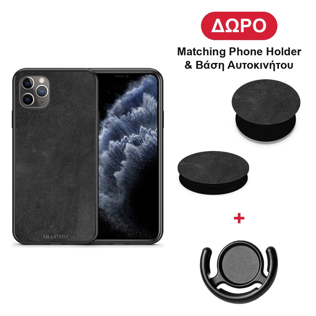 Color Black Slate - iPhone 11 Pro Max θήκη + Δώρο Phone Holder & Βάση Αυτοκινήτου
