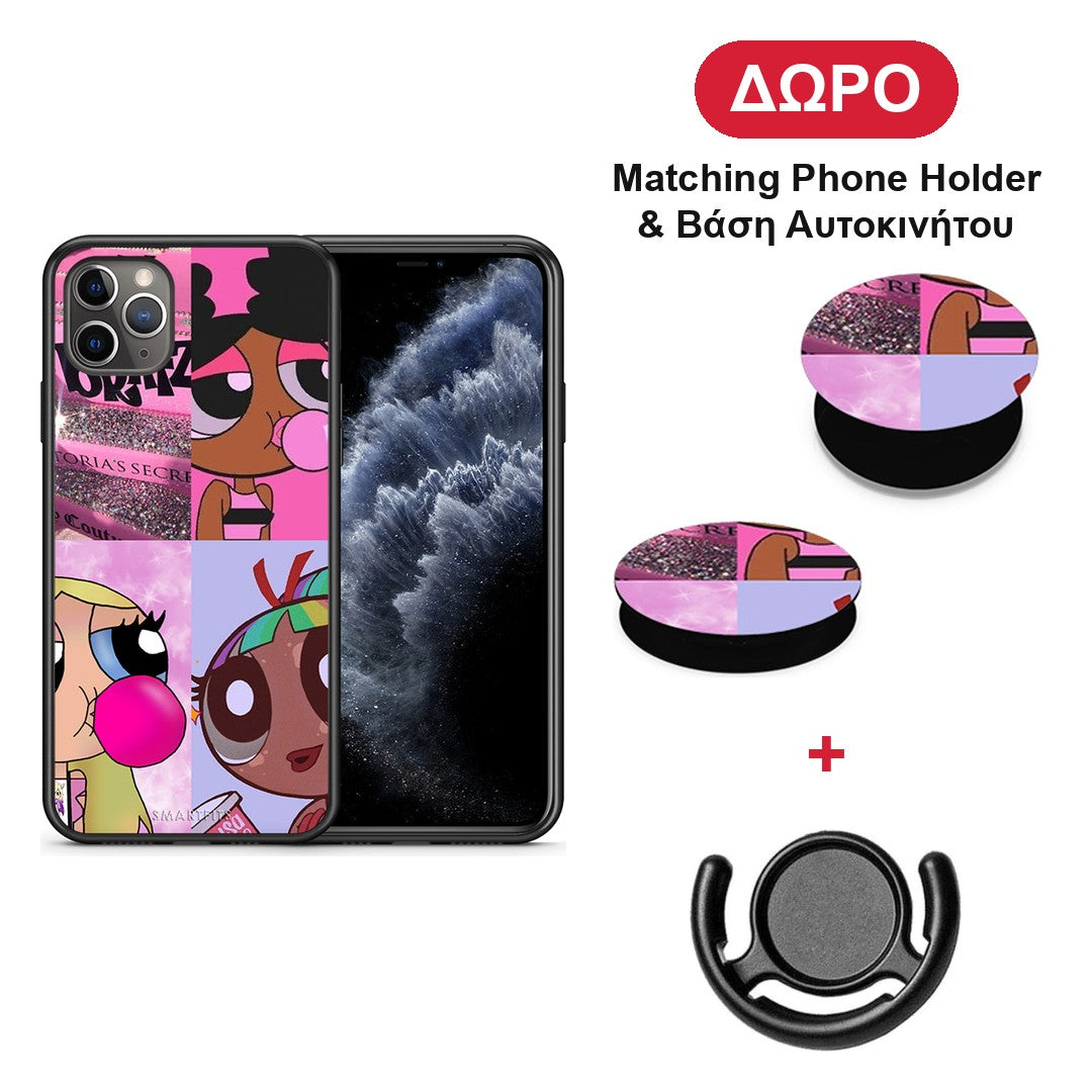 Bubble Girls - iPhone 11 Pro Max θήκη + Δώρο Phone Holder & Βάση Αυτοκινήτου