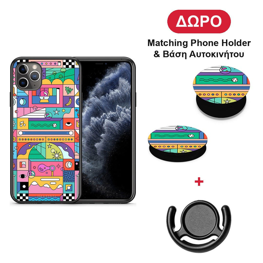 Bubbles Soap - iPhone 11 Pro Max θήκη + Δώρο Phone Holder & Βάση Αυτοκινήτου