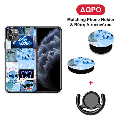 Collage Good Vibes - iPhone 11 Pro Max θήκη + Δώρο Phone Holder & Βάση Αυτοκινήτου