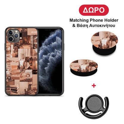 Collage You Can - iPhone 11 Pro Max θήκη + Δώρο Phone Holder & Βάση Αυτοκινήτου