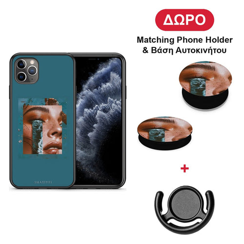 Cry An Ocean - iPhone 11 Pro Max θήκη + Δώρο Phone Holder & Βάση Αυτοκινήτου