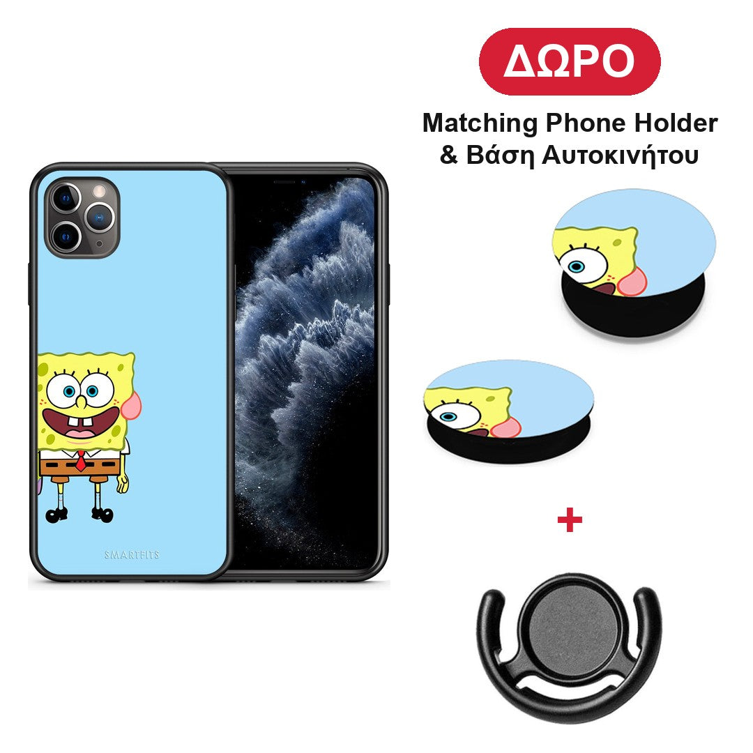 Friends Bob - iPhone 11 Pro Max θήκη + Δώρο Phone Holder & Βάση Αυτοκινήτου