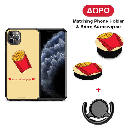 Fries Before Guys - iPhone 11 Pro Max θήκη + Δώρο Phone Holder & Βάση Αυτοκινήτου