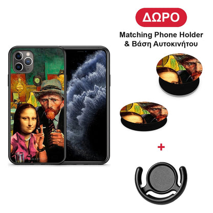 Funny Art - iPhone 11 Pro Max θήκη + Δώρο Phone Holder & Βάση Αυτοκινήτου