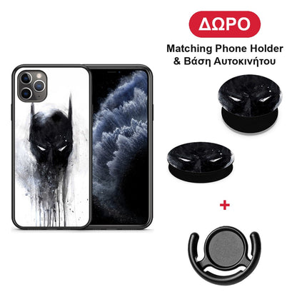 Hero Paint Bat - iPhone 11 Pro Max θήκη + Δώρο Phone Holder & Βάση Αυτοκινήτου
