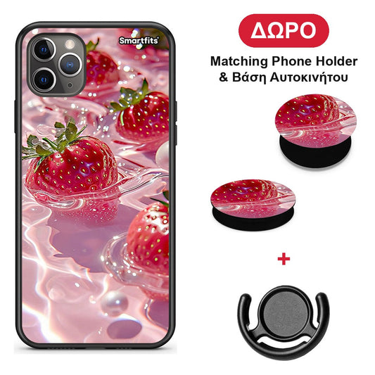 iphone-11-pro-max-juicy-strawberries-case ΔΩΡΟ