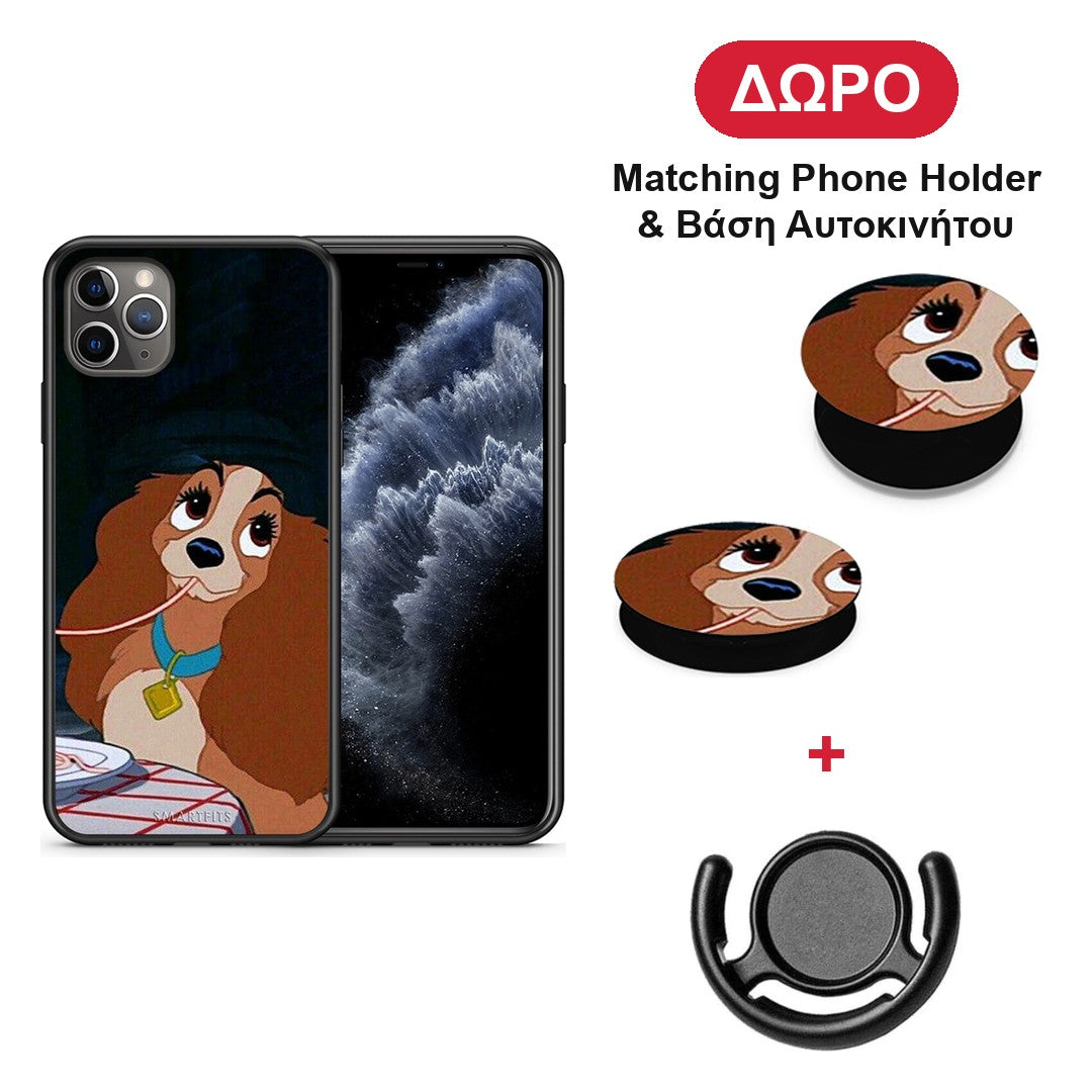 Lady And Tramp 2 - iPhone 11 Pro Max θήκη + Δώρο Phone Holder & Βάση Αυτοκινήτου